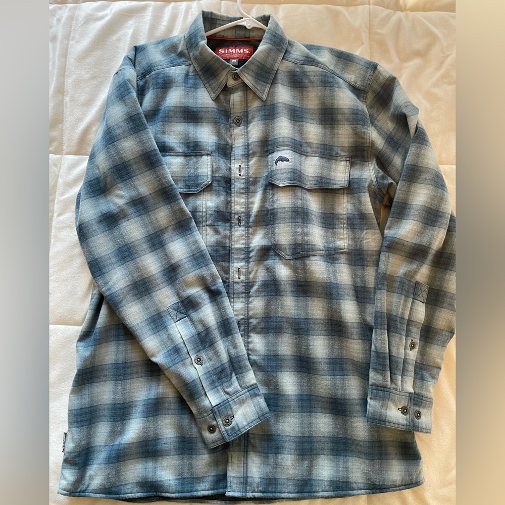 Simms Cold Weather Flannel Shirt - Men’s L